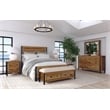Intercon Furniture Norcross Queen Panel Bed Hickory Finish