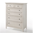 Intercon Furniture San Mateo 6-Drawer Standard Chest Rustic White