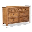 Intercon Furniture Alta 7-Drawer Dresser Brushed Ash