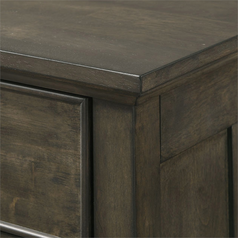 Intercon Furniture Hawthorne 6-Drawer Chest Brushed Charcoal