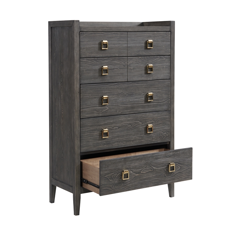 Intercon Furniture Portia 7-Drawer Chest Brushed Brindle