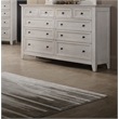 Intercon Furniture San Mateo 10-Drawer Dresser Rustic White