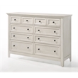 Intercon Furniture San Mateo 10-Drawer Dresser Rustic White