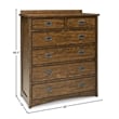 Intercon Furniture Oak Park 6-Drawer Chest Brown