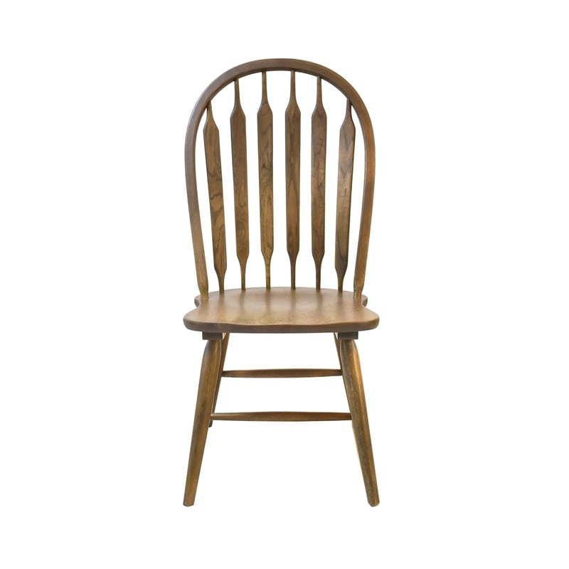 Intercon Colonial Oak Arrowback Side Chair Weathered Chestnut finish (Set of 2)