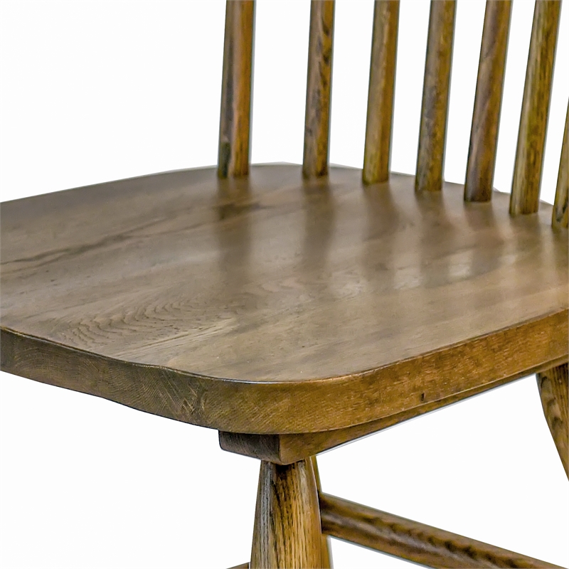 Intercon Colonial Oak Arrowback Side Chair Weathered Chestnut finish (Set of 2)