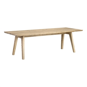Intercon Arcadia Fixed Top Leg Table in Antique Oak