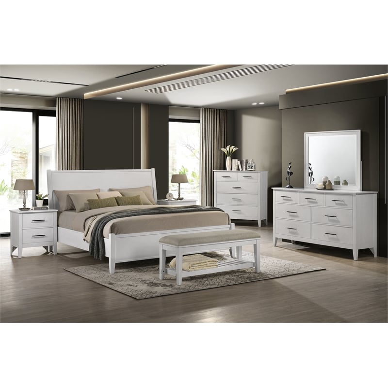 Intercon Andover Nightstand in White