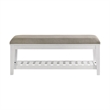 Intercon Andover Bench in White