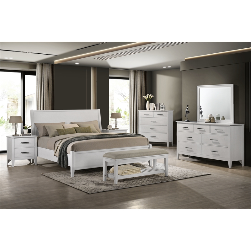 Intercon Andover Bench in White