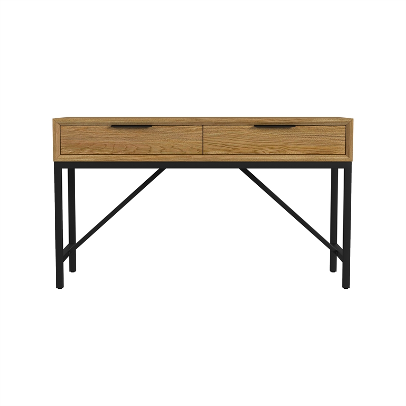 Intercon Newport Sofa Back Table in Natural Oak