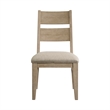 Intercon Nash Panel Back Side Chair in Weathered Sand
