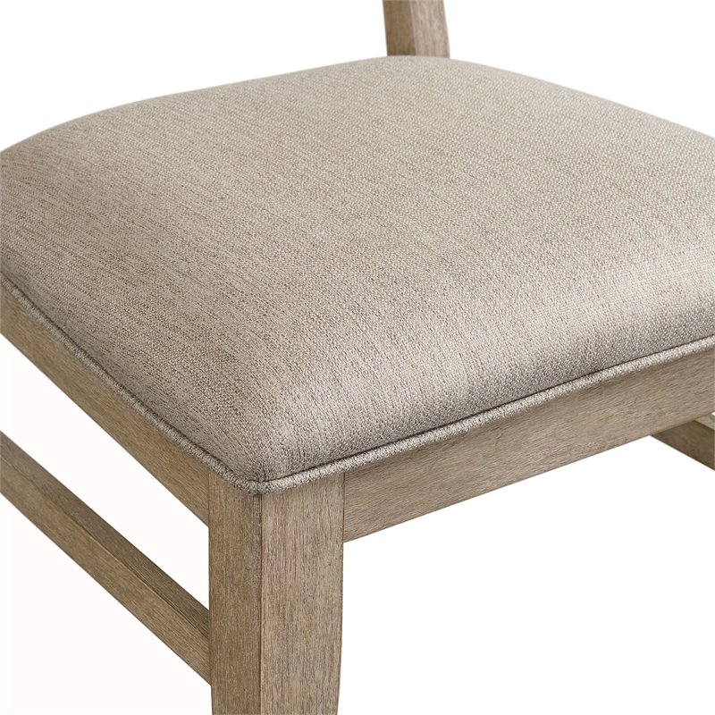 Intercon Nash Panel Back Side Chair in Weathered Sand