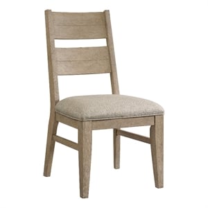 Intercon Nash Panel Back Side Chair in Weathered Sand