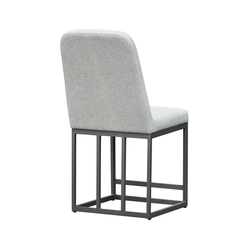 Intercon Navarro Outdoor Dining Upholstered Barstool in Mocha
