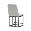 Intercon Navarro Outdoor Dining Upholstered Barstool in Mocha