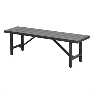 Intercon Navarro Outdoor Dining Bench in Mocha