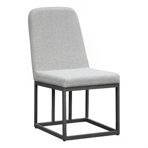 Intercon Navarro Outdoor Dining Upholstered Side Chair in Mocha