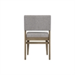 Intercon Flex Stackable Upholstered Chair in Sandbar Oak