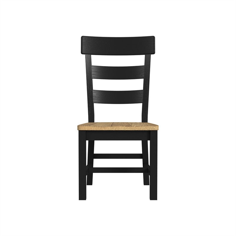 Intercon Hendricks Ladder Chair in Wheat and Raven