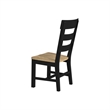 Intercon Hendricks Ladder Chair in Wheat and Raven