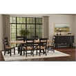 Intercon Hendricks Ladder Chair in Wheat and Raven
