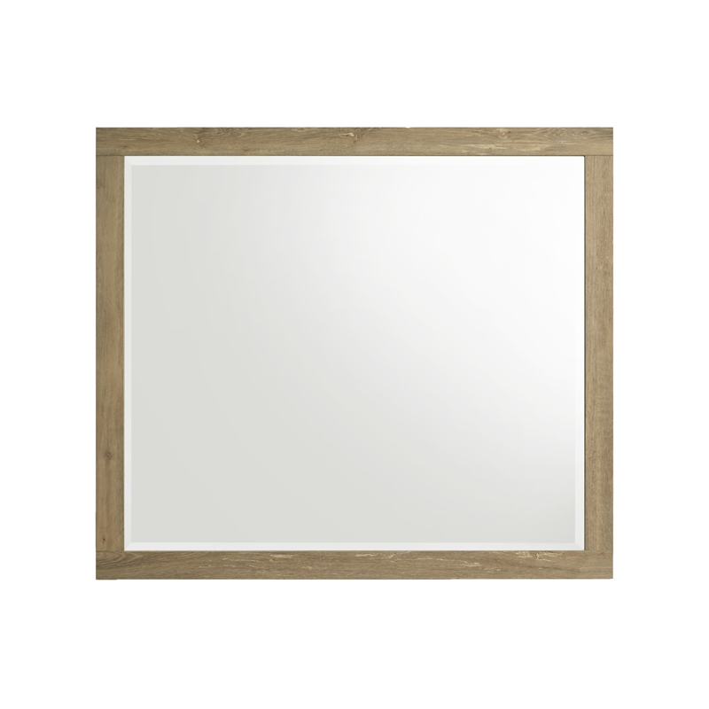 Intercon Newhall Mirror in Vintage Oak