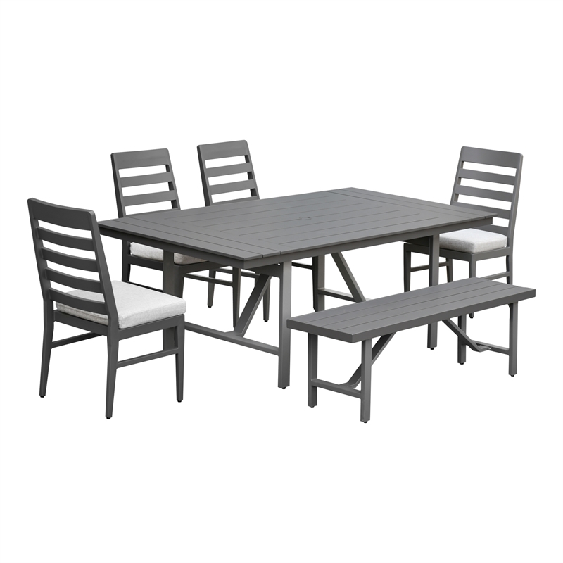 Intercon Navarro Outdoor Dining Table in Mocha