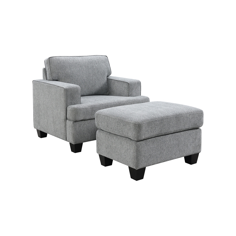 Intercon Baldwin Chair in Dalton Graphite