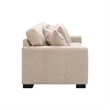 Intercon Dexter Loveseat with 4 Pillows in Taupe