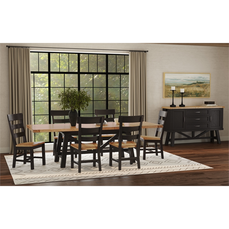 Intercon Hendricks Server in Rustic in Wheat and Raven