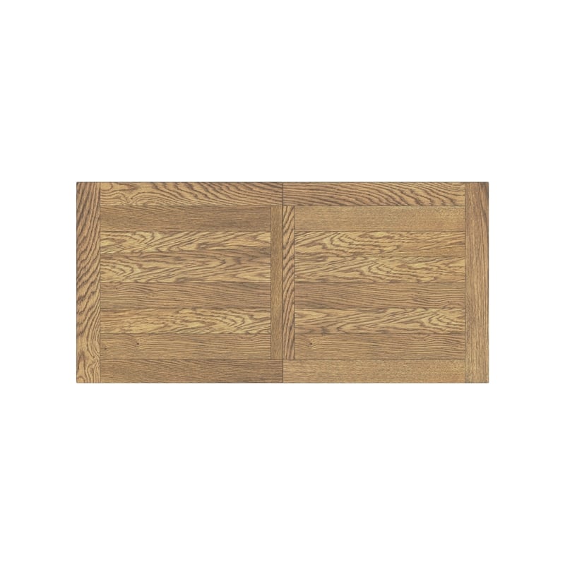 Intercon Hendricks Trestle Table in Rustic Wheat and Raven