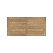 Intercon Hendricks Trestle Table in Rustic Wheat and Raven