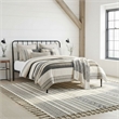 Intercon Farmhouse Queen Metal Bed in Matte Black