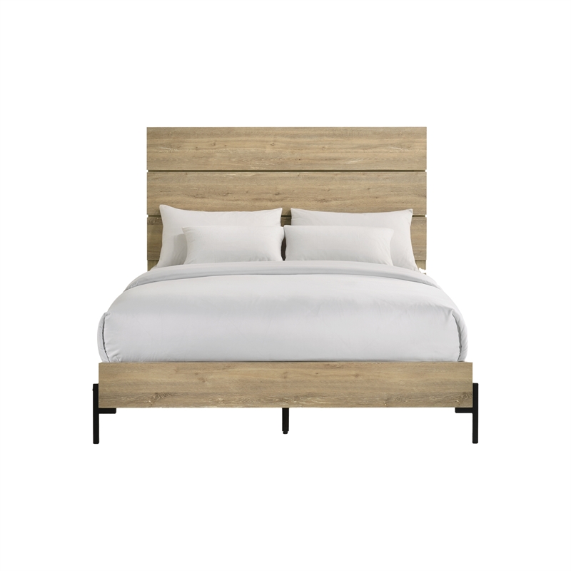 Intercon Newhall Queen Bed in Vintage Oak