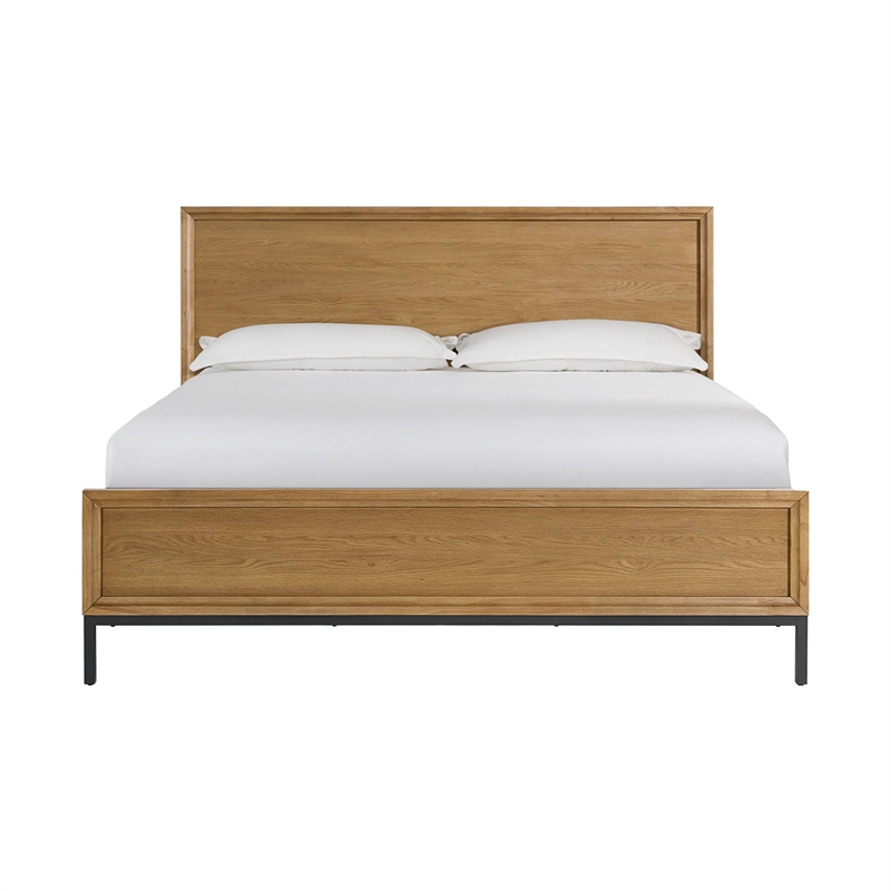 Intercon Newport King Bed in Natural Oak