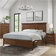 Intercon San Mateo Queen Storage Bed in Tuscan