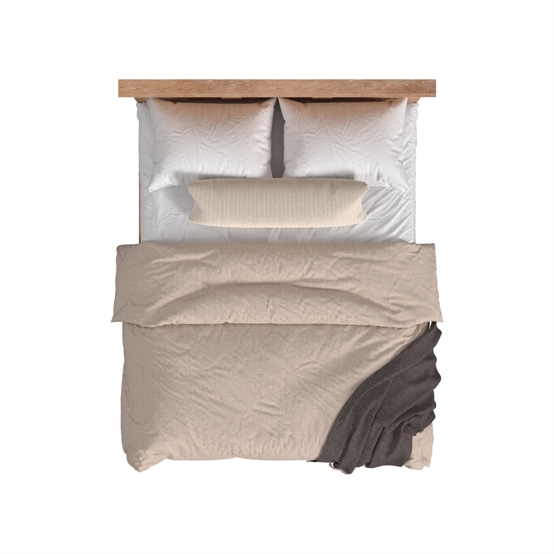 Intercon San Mateo Queen Storage Bed in Wheat