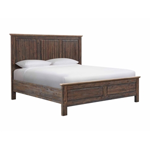 Intercon Transitions King Standard Bed in Driftwood and Sable