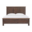 Intercon Transitions King Standard Bed in Driftwood and Sable
