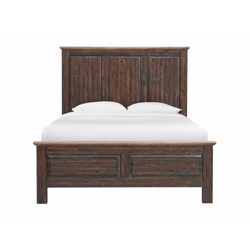 Intercon Transitions Queen Storage Bed in Driftwood and Sable