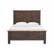 Intercon Transitions Queen Storage Bed in Driftwood and Sable