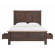 Intercon Transitions Queen Storage Bed in Driftwood and Sable