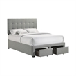 Intercon Kaycee Youth Full Storage Bed in Rhyan Smoke