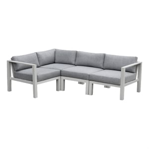 Intercon Nash Outdoor Seating in Buff 4 Piece Kit