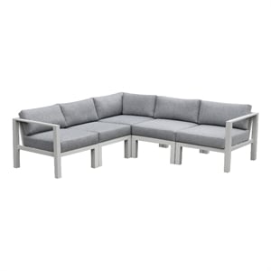 Intercon Nash Outdoor Seating in Buff 5 Piece Kit