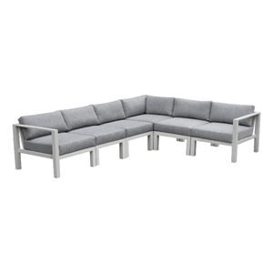 Intercon Nash Outdoor Seating in Buff 6 Piece Kit