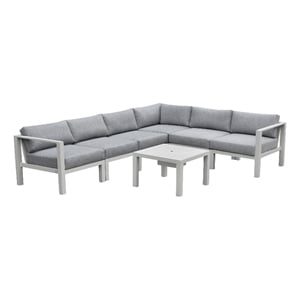Intercon Nash Outdoor Seating in Buff 6 Piece Kit