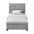 Intercon Kaycee Youth Twin Storage Bed in Rhyan Smoke