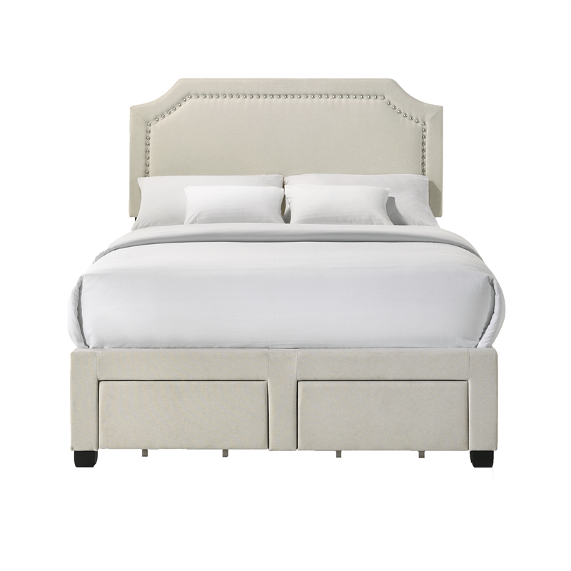 Intercon Tropic Youth Full Storage Bed in Beige